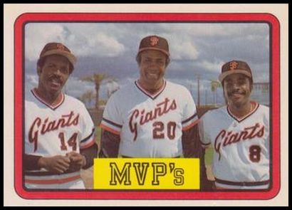 648 MVP's (Frank Robinson, Vida Blue, Joe Morgan)